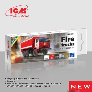 Купить Fire Trucks Paint Set Fire Trucks Paint Set